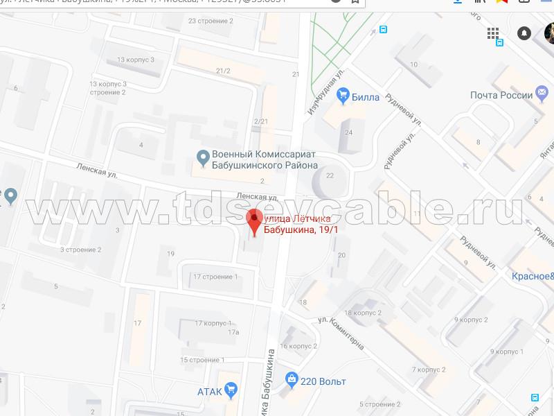 Расположение завода ИНКАБ на карте